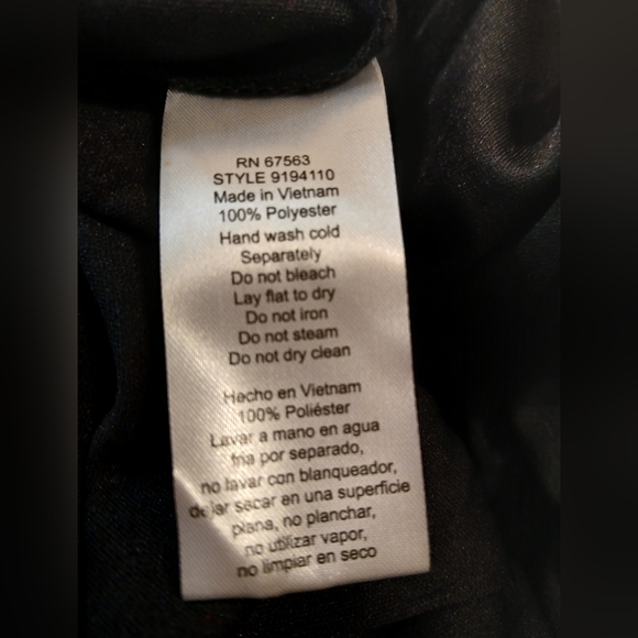 SLNY Floral Lace/Burnout Velvet Dress - Picture 6 of 6